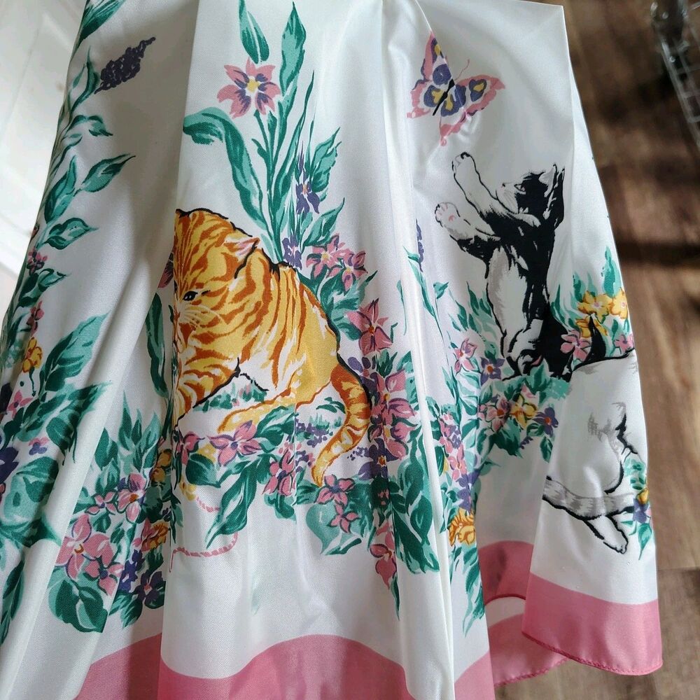 VTG Cat Enchanted Garden Umbrella Avon - Picture 7 of 9